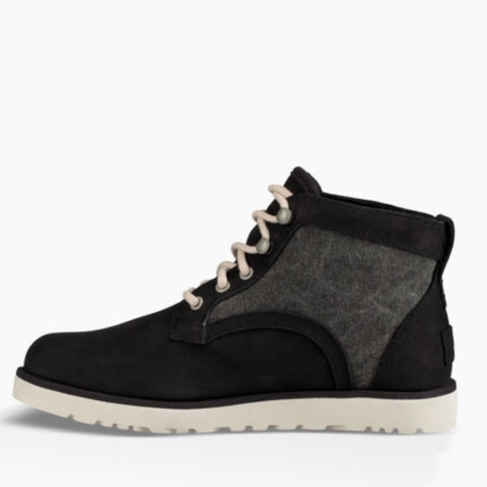UGG Bethany Canvas Boot Water Resistant Chukka Boot Black and Gray Size 7.5 - Picture 3 of 13
